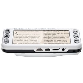 VEVOR Portable Digital Magnifier, 5-inch HD Electronic Video Magnifier for Low Version, 2X - 48X Electronic Reading Aid with 13MP Near & Far Dual