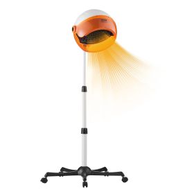 VEVOR Salon-Grade Hair Dryer, 1875W Powerful Stand Dryer, Adjustable Timer & 3 Heat/Speed Options, Mobile Base with Wheels for Salon & Home Use