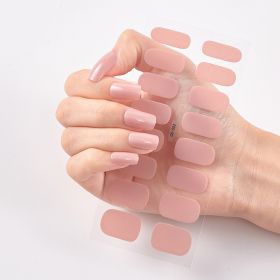 Pure Color 16 Nail Stickers (Option: CS002-1PC)