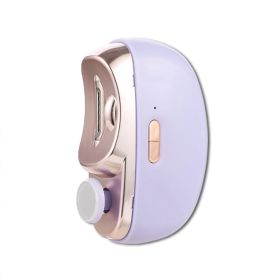 2-in-1 Multifunctional Nail Grinder with Light (Color: Purple, Type: Nail Tools)